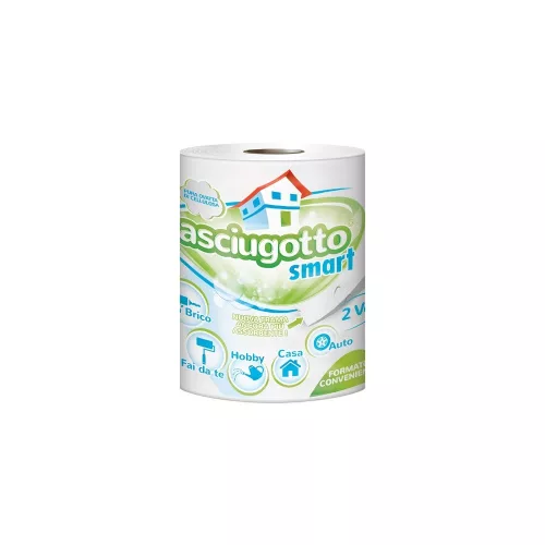 Háztartási papírtörlő kéztörlő 2 rétegű 1 tekercs/csomag Paperdi fehér