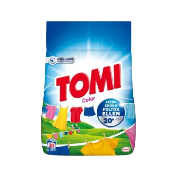 Mosópor 1,5 kg (30 mosás) színes ruhákhoz Tomi Color