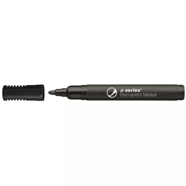 Alkoholos marker 3mm, kerek végű A-series fekete