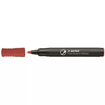 Alkoholos marker 3mm, kerek végű A-series piros