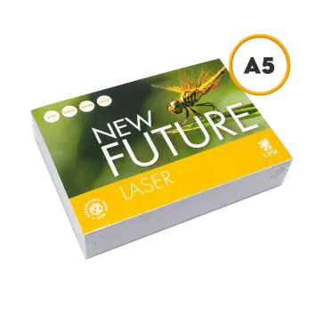  Másolópapír A5, 80g, New Future Laser Copy, CIE 150 fehérség, 500ív/csomag