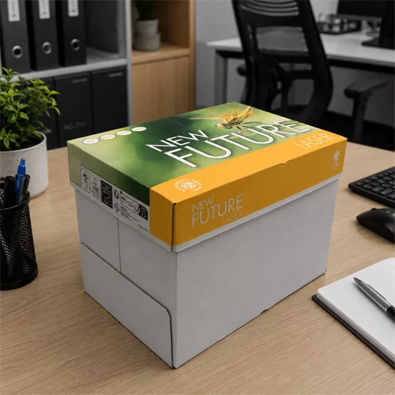 Másolópapír A5, 80g, New Future Laser Copy, CIE 150 fehérség, 500ív/csomag Másolópapír A5, 80g, New Future Laser Copy, CIE 150 fehérség, 500ív/csomag