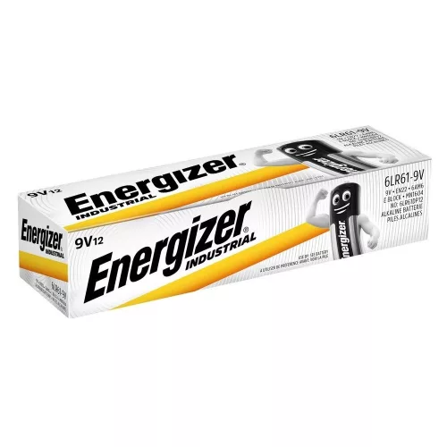 Elem 9V 6LR61 Industrial 12 db/csomag, Energizer