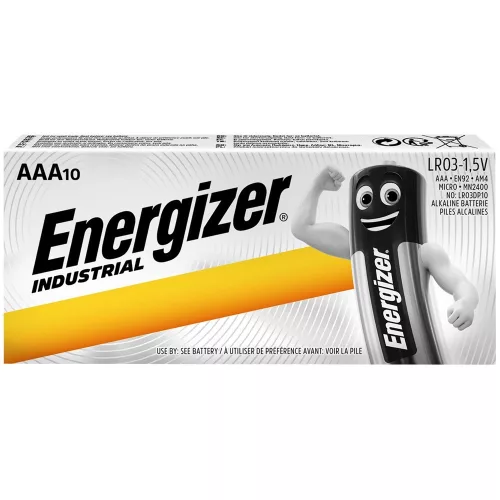 Elem AAA mikro LR03 Industrial 10 db/csomag, Energizer