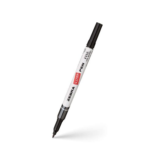 Alkoholos marker 1,5 mm, kúpos Zebra Name Pen Fine írásszín fekete