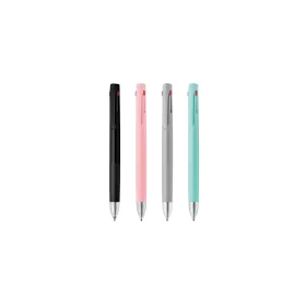  Golyóstoll 0,7 mm, háromszínű, Zebra bLen 3C, fekete test  írásszín kék