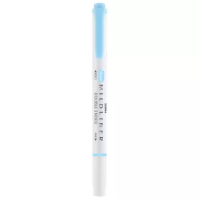   Szövegkiemelő 1,0/3,5 mm, kétvégű, Zebra Mildliner Fluorescent, kék