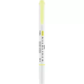   Szövegkiemelő 1,0/3,5 mm, kétvégű, Zebra Mildliner Fluorescent, sárga