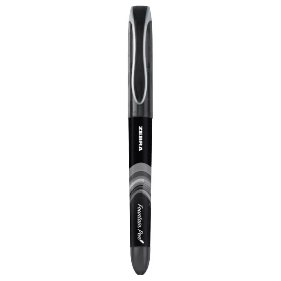 Töltőtoll 0,6 mm, Zebra Fountain pen, fekete Töltőtoll 0,6 mm, Zebra Fountain pen, fekete