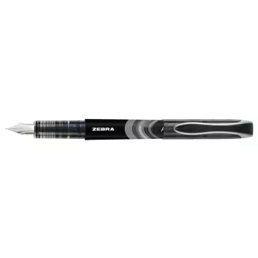 Töltőtoll 0,6 mm, Zebra Fountain pen, fekete