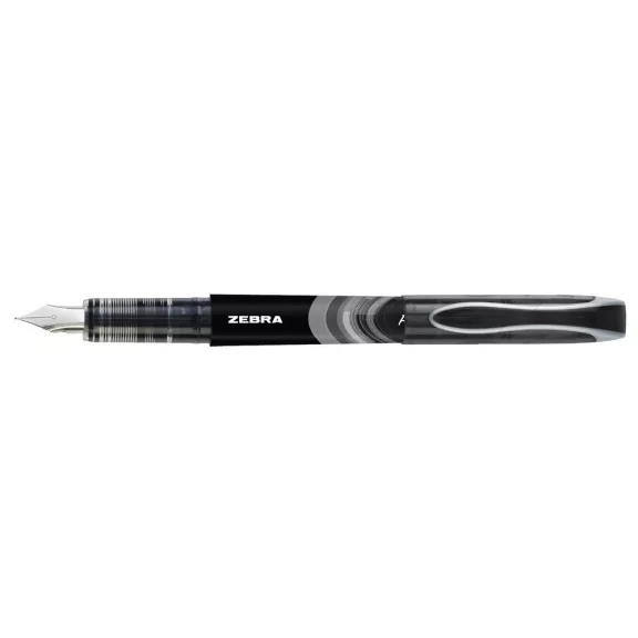 Töltőtoll 0,6 mm, Zebra Fountain pen, fekete Töltőtoll 0,6 mm, Zebra Fountain pen, fekete