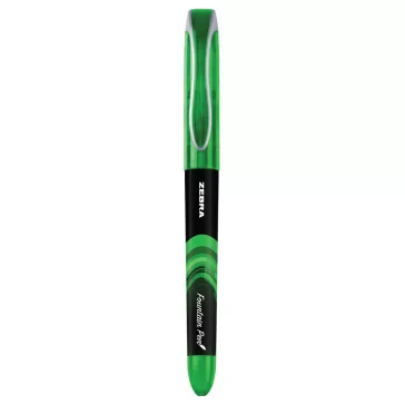 Töltőtoll 0,6 mm, Zebra Fountain pen, zöld