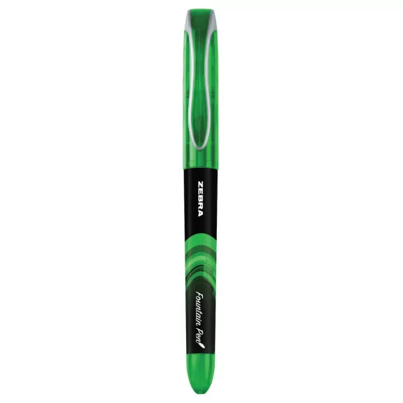 Töltőtoll 0,6 mm, Zebra Fountain pen, zöld Töltőtoll 0,6 mm, Zebra Fountain pen, zöld