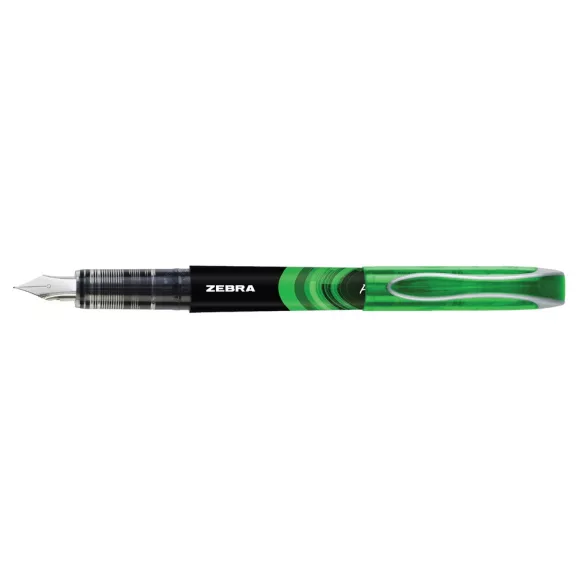 Töltőtoll 0,6 mm, Zebra Fountain pen, zöld Töltőtoll 0,6 mm, Zebra Fountain pen, zöld