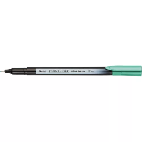 Rostirón, tűfilc 0,4mm, Pentel Pointliner tengerzöld