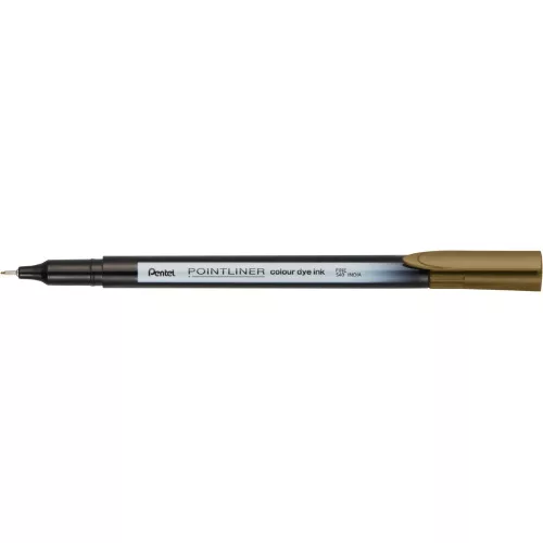 Rostirón, tűfilc 0,4mm, Pentel Pointliner barna