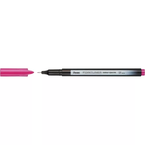 Rostirón, tűfilc 0,4mm, Pentel Pointliner rózsaszín