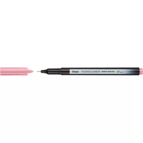 Rostirón, tűfilc 0,4mm, Pentel Pointliner babarózsaszín