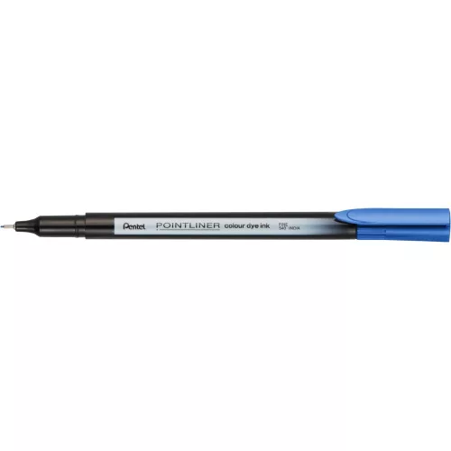 Rostirón, tűfilc 0,4mm, Pentel Pointliner jégkék