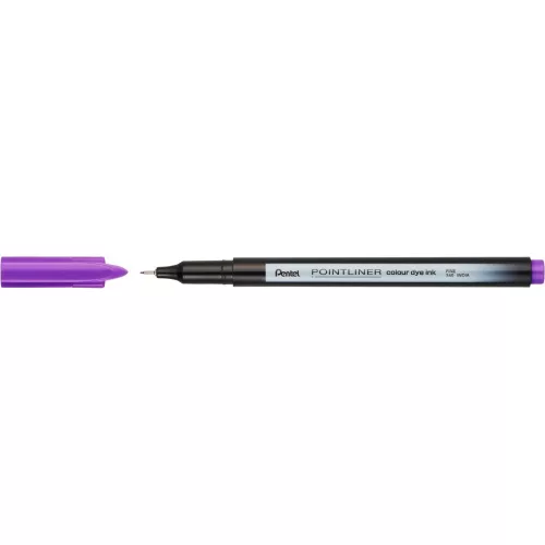Rostirón, tűfilc 0,4mm, Pentel Pointliner ibolyalila