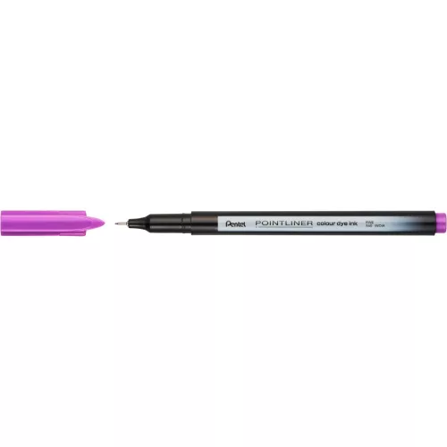 Rostirón, tűfilc 0,4mm, Pentel Pointliner mályvalila