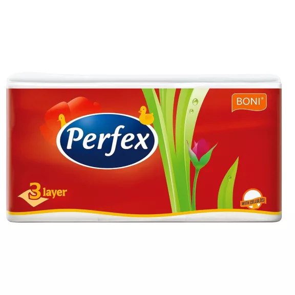 Papírzsebkendő 3 rétegű 100 db/csomag Perfex Papírzsebkendő 3 rétegű 100 db/csomag Perfex