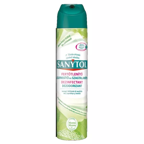 Fertőtlenítő légfrissítő 300 ml aerosol Sanytol Menta