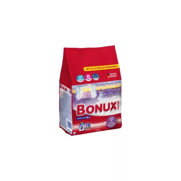   Mosópor 1,17 kg (18 mosás) színes ruhákhoz Bonux Lavender