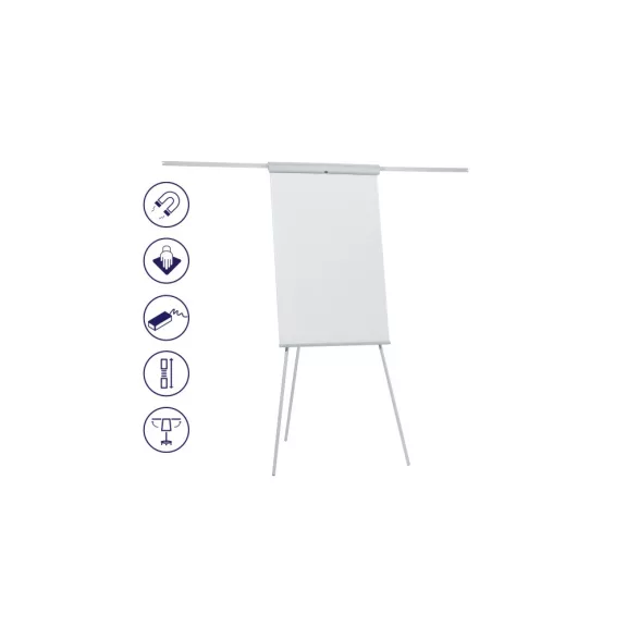 Flipchart tábla 68x105cm, mágneses X-tra Line Standard Plus  EL-FC22 Franken