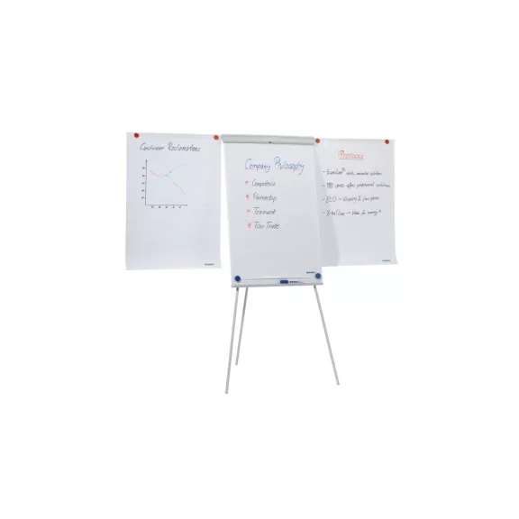 Flipchart tábla 68x105cm, mágneses X-tra Line Standard Plus  EL-FC22 Franken