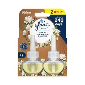   Légfrissítő elektromos utántöltő 2x20 ml Glade® Sensual Szantálfa és Jázmin