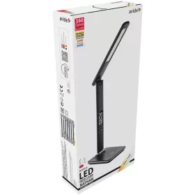   Asztali LED lámpa, Nathan, kijelzős, 6W, 5000K, AVIDE, fekete