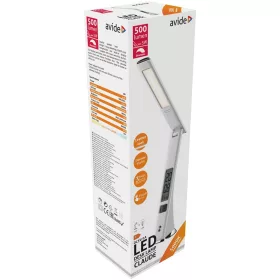   Asztali LED lámpa, Claude, kijelzős, 5W, 5000K, AVIDE, fehér