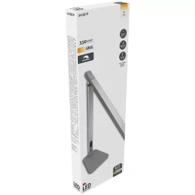   Asztali LED lámpa, összecsukható, 8W, 5000K, AVIDE, szürke