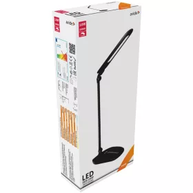   Asztali LED lámpa, érintésvezérelt, dimmelhető, 10W, 5000K, AVIDE, fekete
