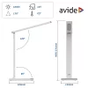 Asztali LED lámpa, Scott, 12W, 5000K, AVIDE, fehér