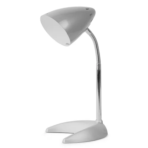 Asztali lámpa, Basic, C-talpas, max. 40W, AVIDE, ezüst
