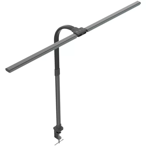 Asztali LED lámpa, duplafejű, 18W, AVIDE, fekete