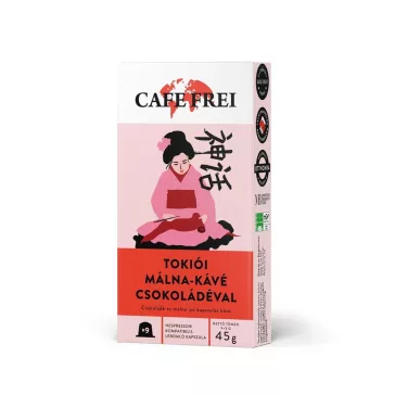   Kávékapszula, Nespresso kompatibilis, Cafe Frei Tokiói csokoládés málna 9db kapszula