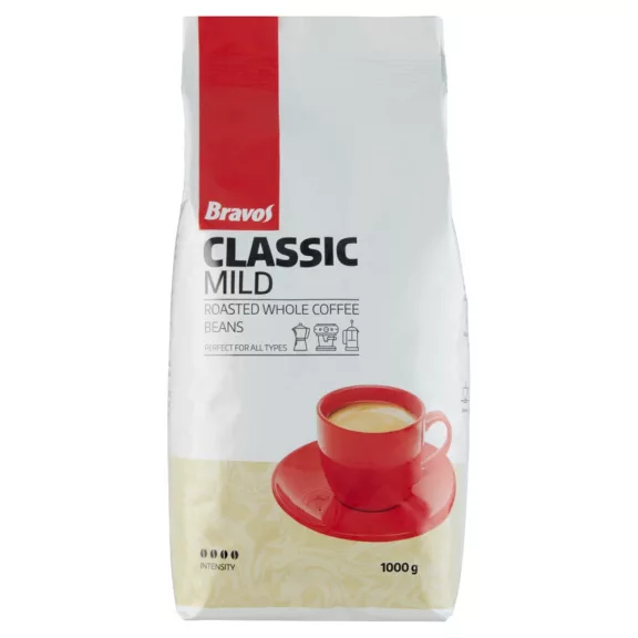 Kávé szemes, 1000g, Bravos Classic Mild Kávé szemes, 1000g, Bravos Classic Mild