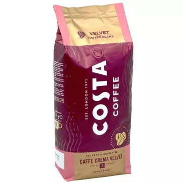 Kávé szemes, 1000g, Costa Coffee Caffé Crema Velvet 