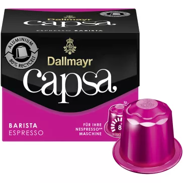   Kávékapszula Nespresso kompatibilis, Dallmayr Espresso Barista 10db kapszula