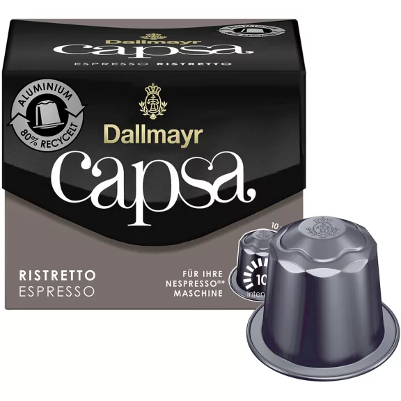 Kávékapszula Nespresso kompatibilis, Dallmayr Espresso Ristretto 10db kapszula Kávékapszula Nespresso kompatibilis, Dallmayr Espresso Ristretto 10db kapszula