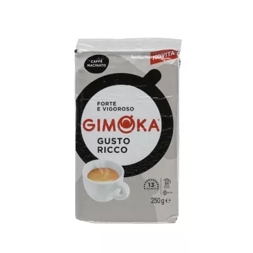 Kávé őrölt, 250g, Gimoka Gusto Ricco 