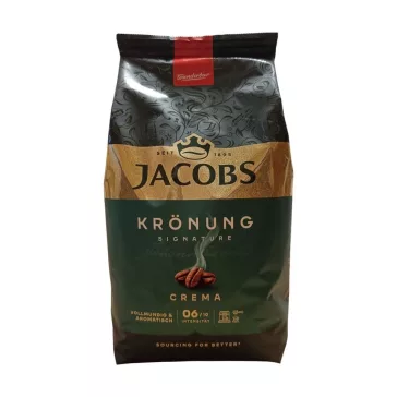 Kávé szemes, 1000g, Jacobs Krönung, Crema 