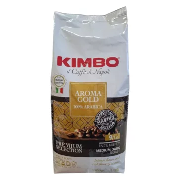 Kávé szemes, 1000g, Kimbo Aroma Gold 