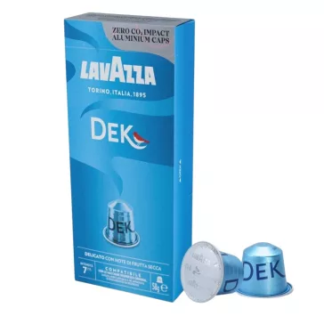   Kávékapszula, Lavazza Nespresso Dek Aluminium 10db kapszula