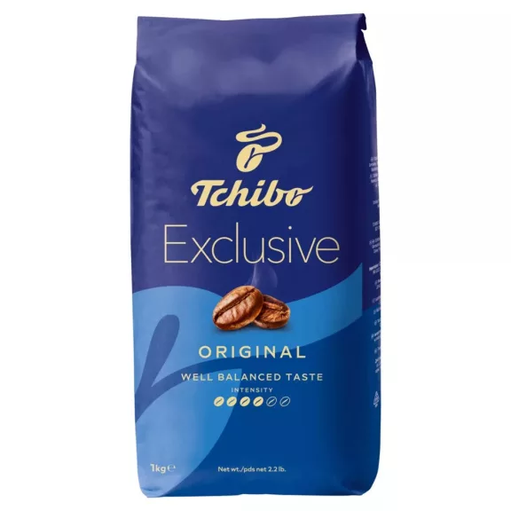 Kávé szemes, 1000g, Tchibo Exclusive Kávé szemes, 1000g, Tchibo Exclusive