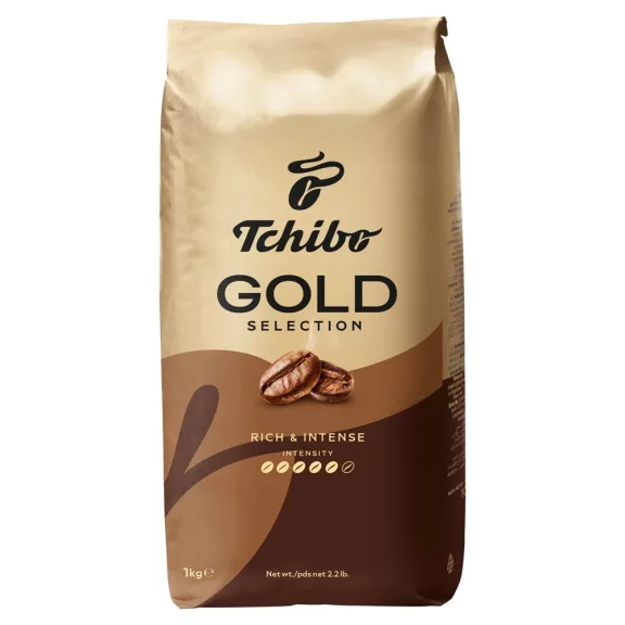 Kávé szemes, 1000g, Tchibo Gold Selection Kávé szemes, 1000g, Tchibo Gold Selection