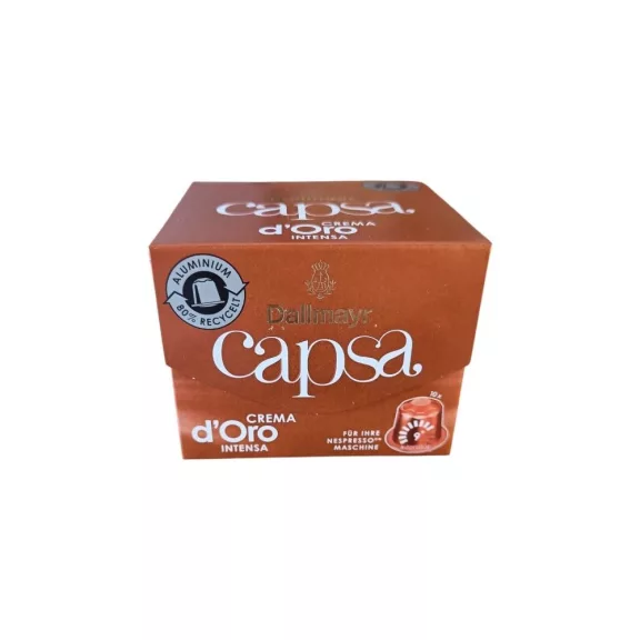 Kávékapszula Nespresso kompatibilis, Dallmayr Crema d Oro Intensa 10db kapszula Kávékapszula Nespresso kompatibilis, Dallmayr Crema d Oro Intensa 10db kapszula